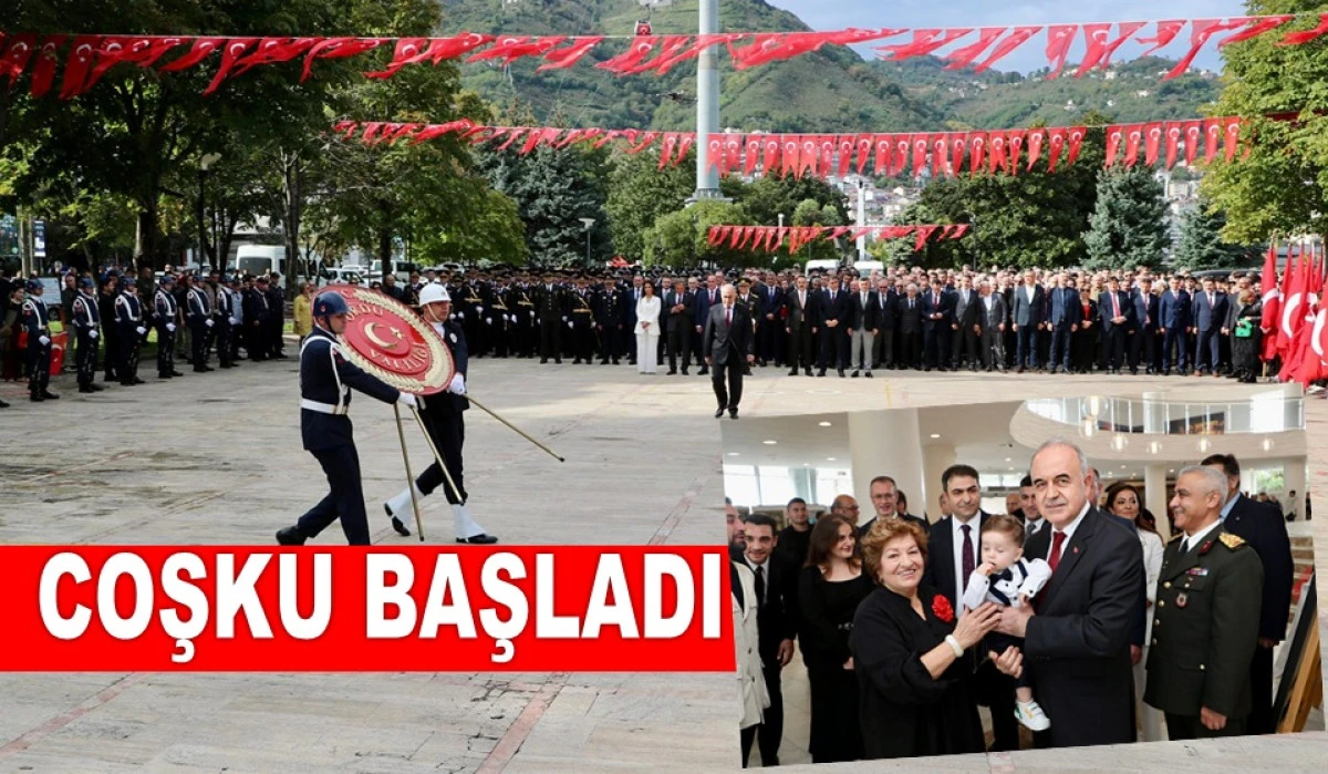 ORDU'DA BAYRAM KUTLAMALARINA BAŞLANDI