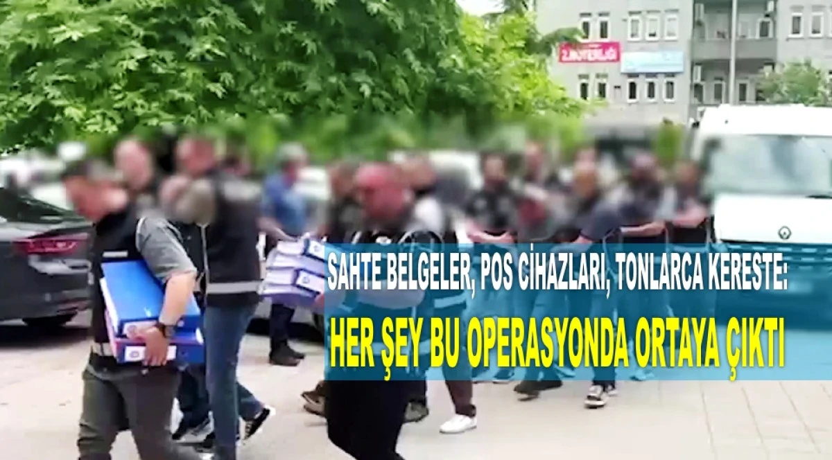 ORDU'DA ÇEK VURGUNU OPERASYONU: 6 TUTUKLAMA