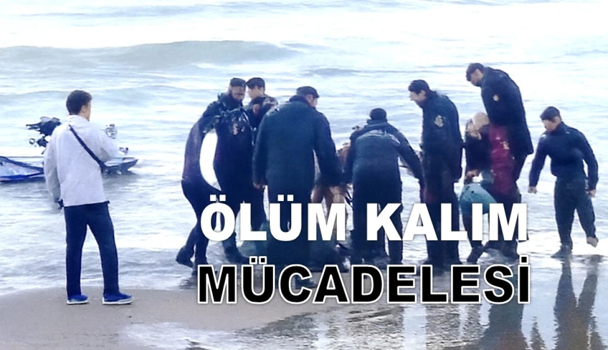 ORDU'DA DENİZE DÜŞEN KADININ DURUMU KRİTİK