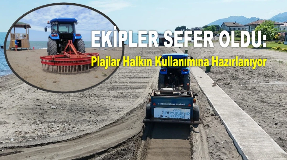 Ordu'da Denize Girenlere Temiz Ve G&uuml;venli Plajlar
