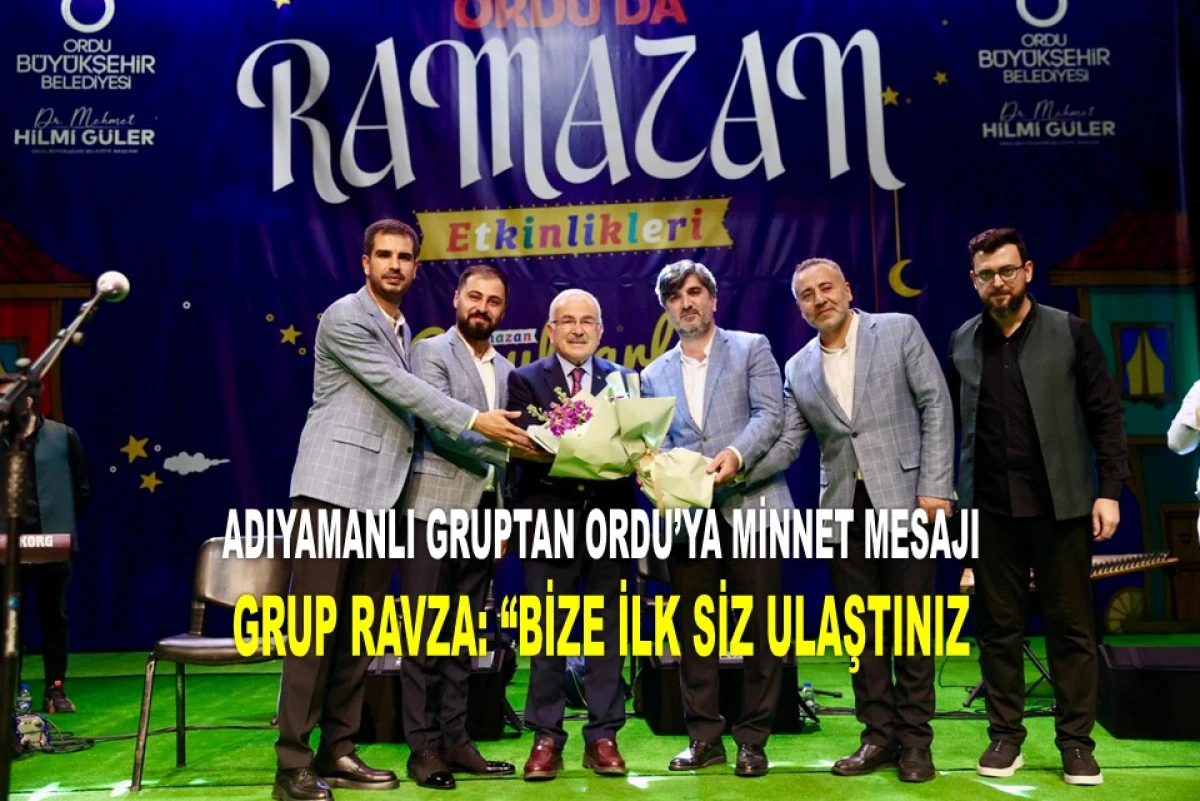 ORDU'DA DUYGU DOLU GECE