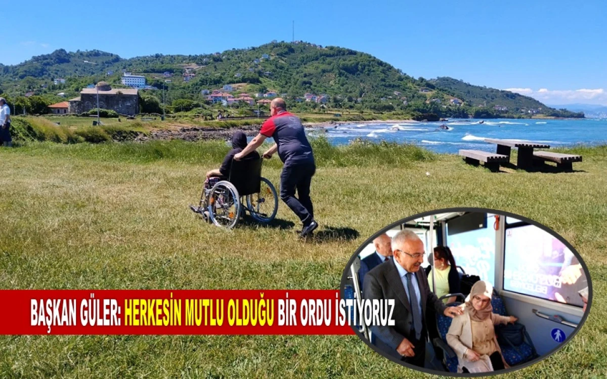 Ordu&rsquo;da Engelsiz Rota Durmaksızın Devam Ediyor