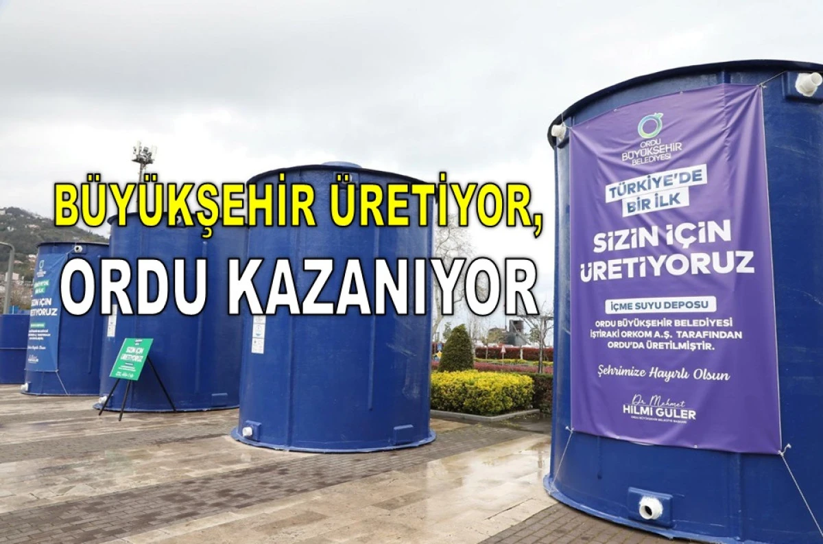 Ordu&rsquo;da Fiberglas Depolar 40 Mahalleye Yerleştirildi