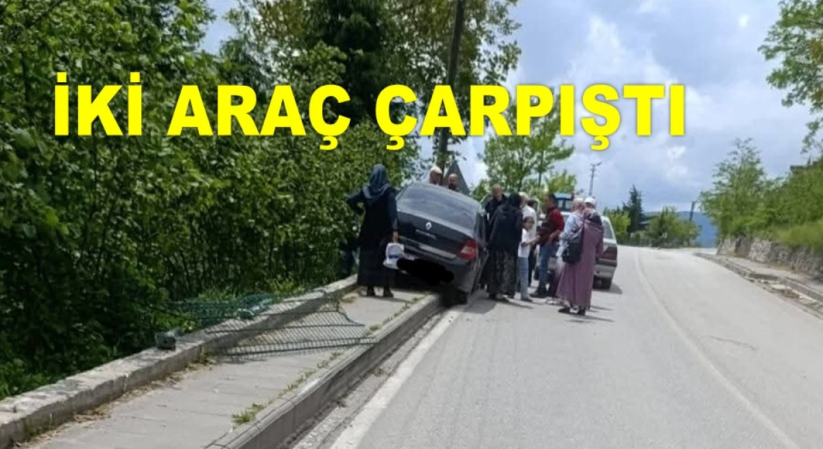 ORDU'DA HASTANE YOLUNDAKİ KAZADA YARALILAR VAR