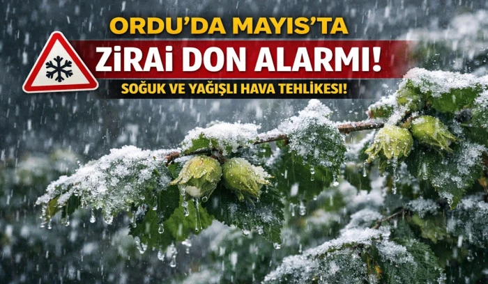 Ordu&rsquo;ya Mayıs S&uuml;rprizi: Yağış, Kar ve Don Uyarısı!