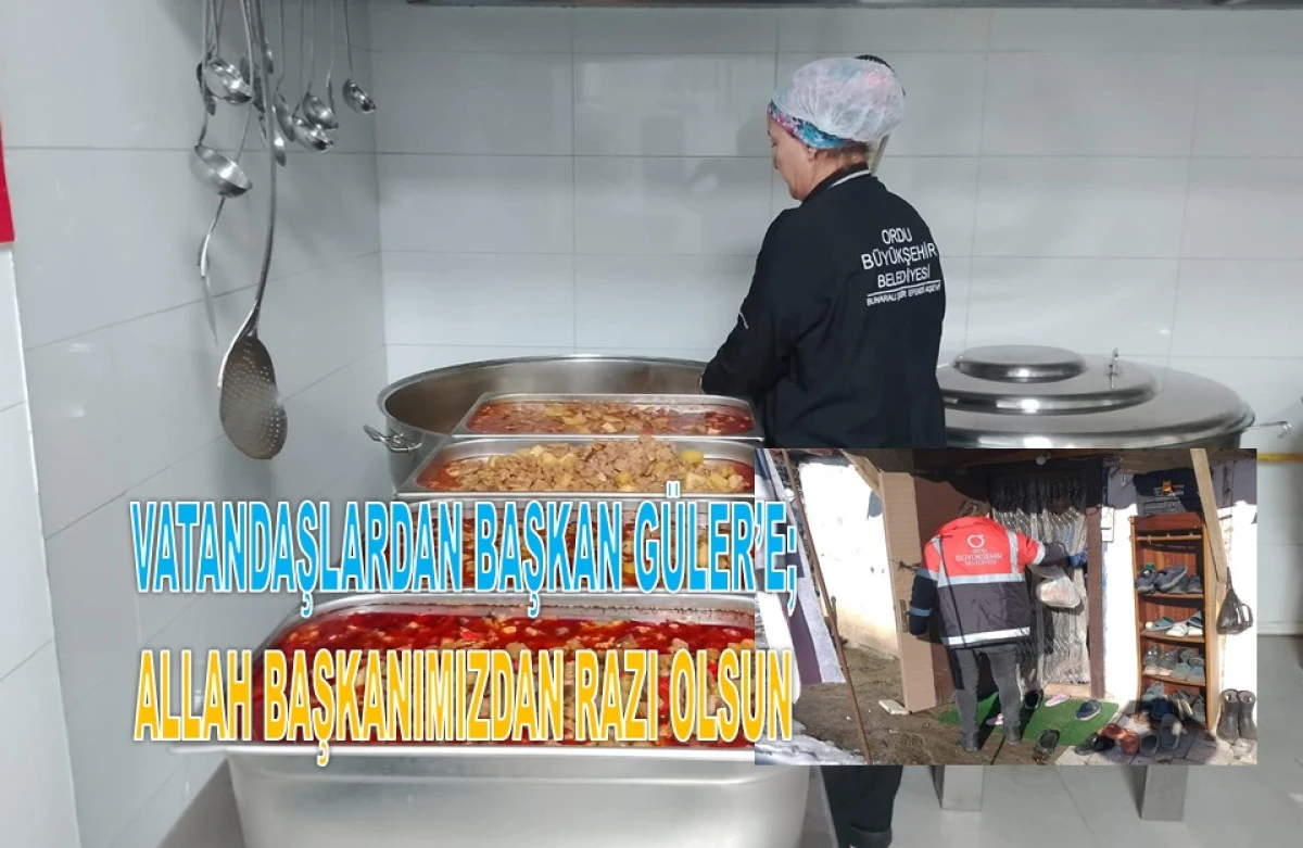 Ordu'da Her G&uuml;n 1000 Vatandaşa Sıcak Yemek