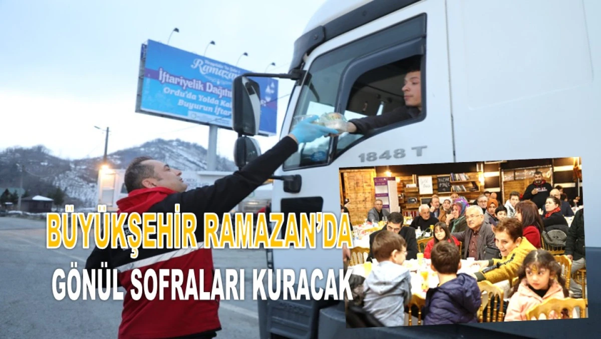 Ordu'da Her G&uuml;n Binlerce Vatandaşa İftar!