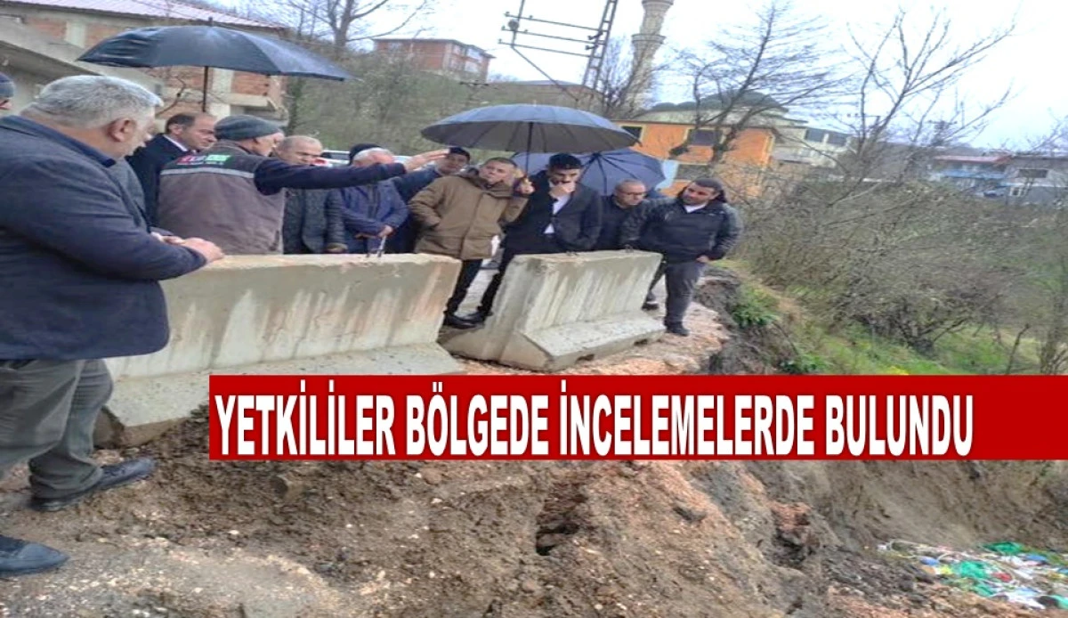 Ordu'da Heyelan: D&ouml;rt Mahalleyi Bağlayan Yol Kapandı
