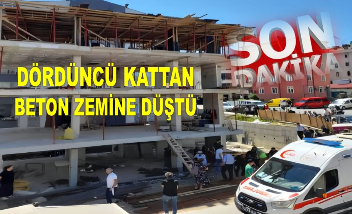 ORDU'DA İNŞAATTAN DÜŞEN İŞÇİ AĞIR YARALANDI