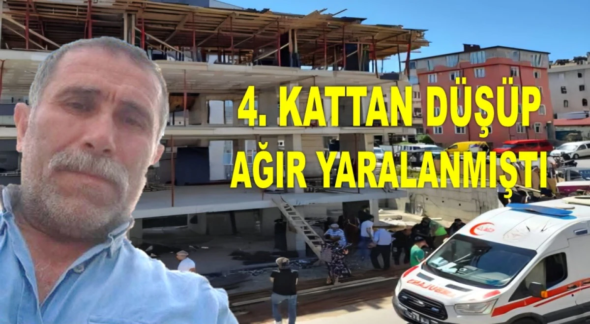 ORDU'DA İNŞATTAN DÜŞEN İŞÇİ HAYATINI KAYBETTİ