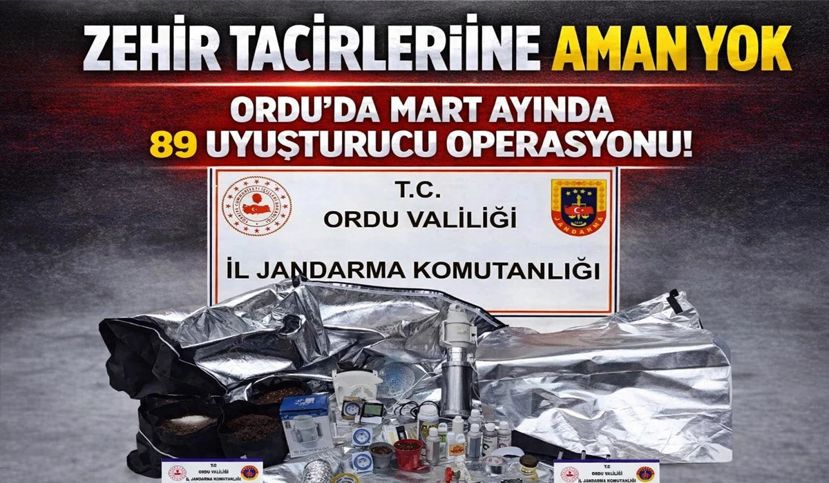 Ordu&rsquo;da Jandarmadan Ağır Darbe: 95 ş&uuml;pheli Yakalandı