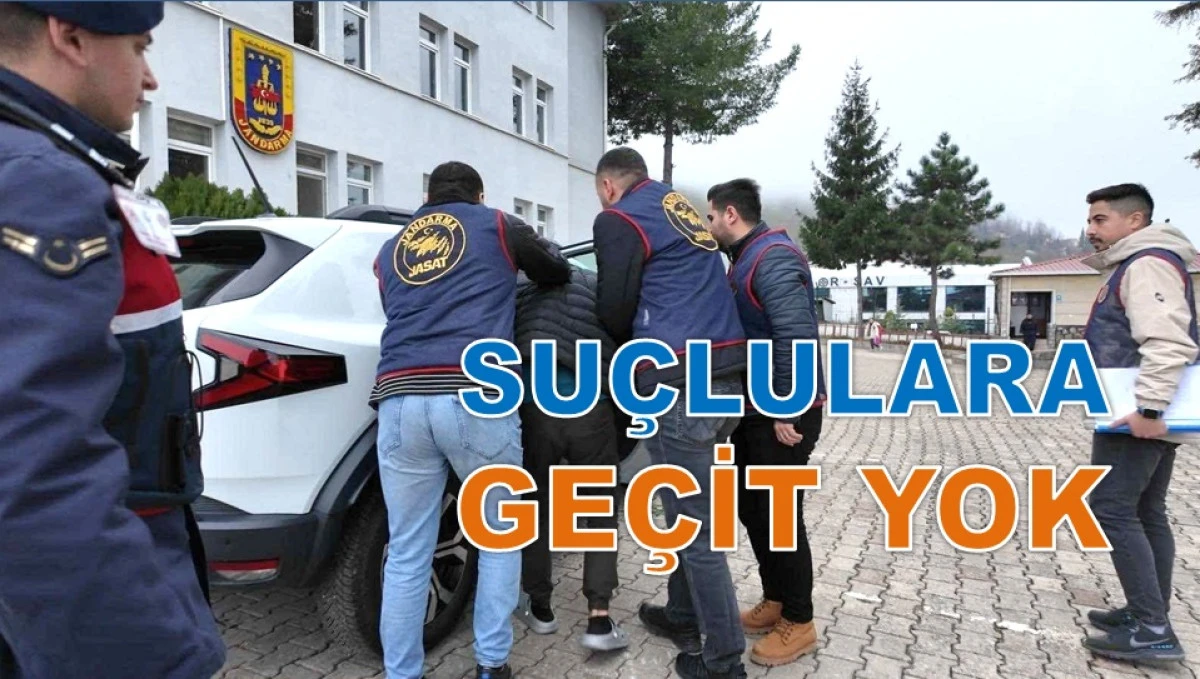 Ordu'da Jandarmanın Yakaladığı 32 Kişi Tutuklandı