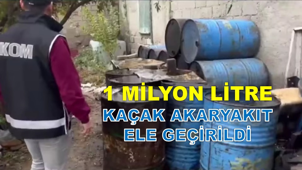 ORDU'DA KAÇAK AKARYAKIT OPERASYONU
