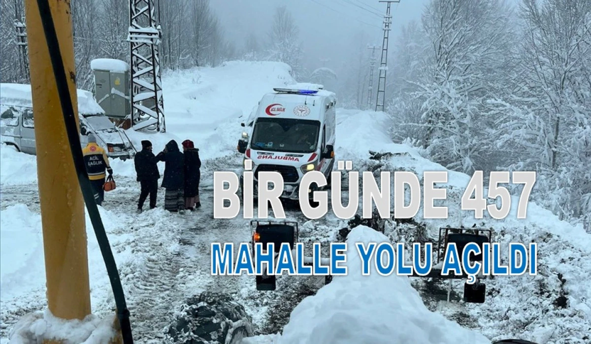 Ordu'da Kar Kalınlığı 120 Santime Ulaştı!