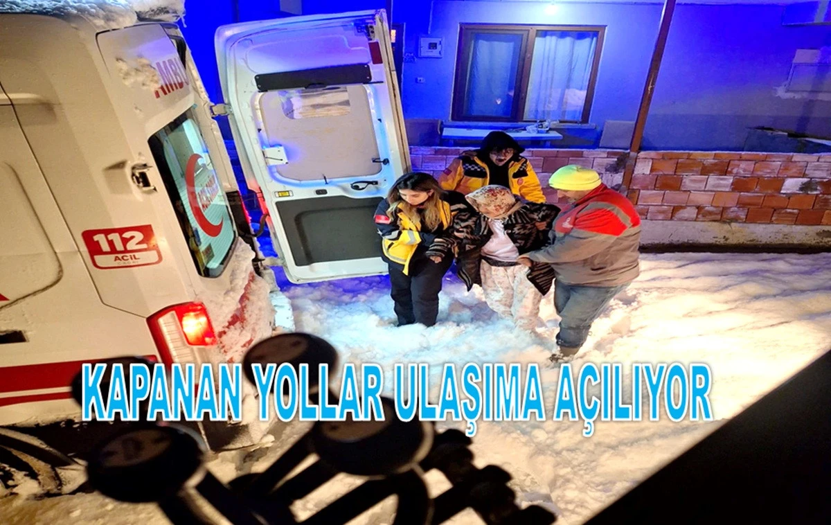 Ordu'da Kar Kalınlığı 120 Santimetreyi Buldu!