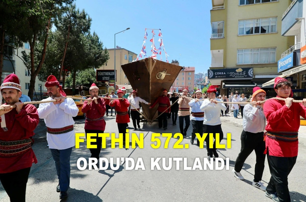 ORDU'DA KARADAN GEMİ YÜRÜTÜLDÜ 