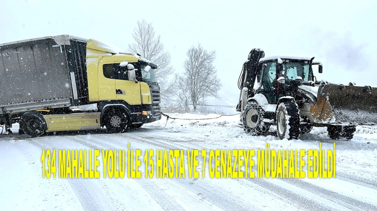 ORDU'DA KARLA M&Uuml;CADELE &Ccedil;ALIŞMALARI BAŞLADI