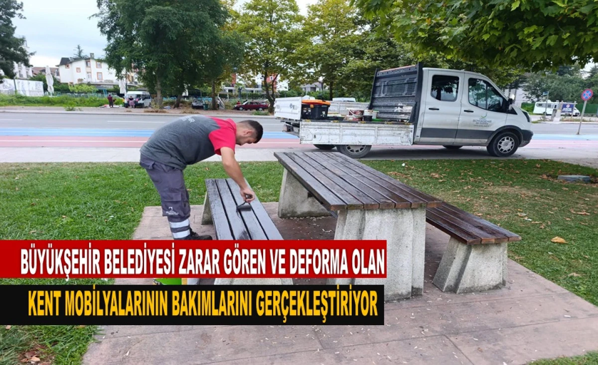 Ordu&rsquo;da Kent Mobilyalarına Sahip &Ccedil;ıkılıyor 