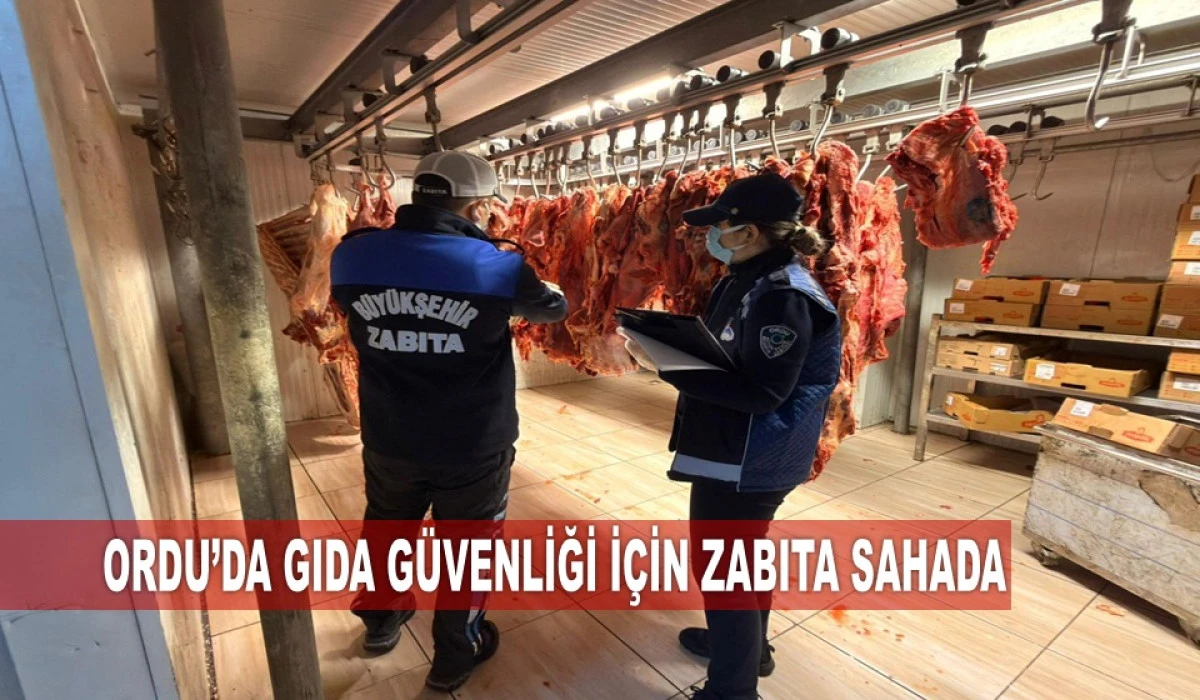 Ordu&rsquo;da Kurban Bayramı &Ouml;ncesi Kasaplara Sıkı Denetim!