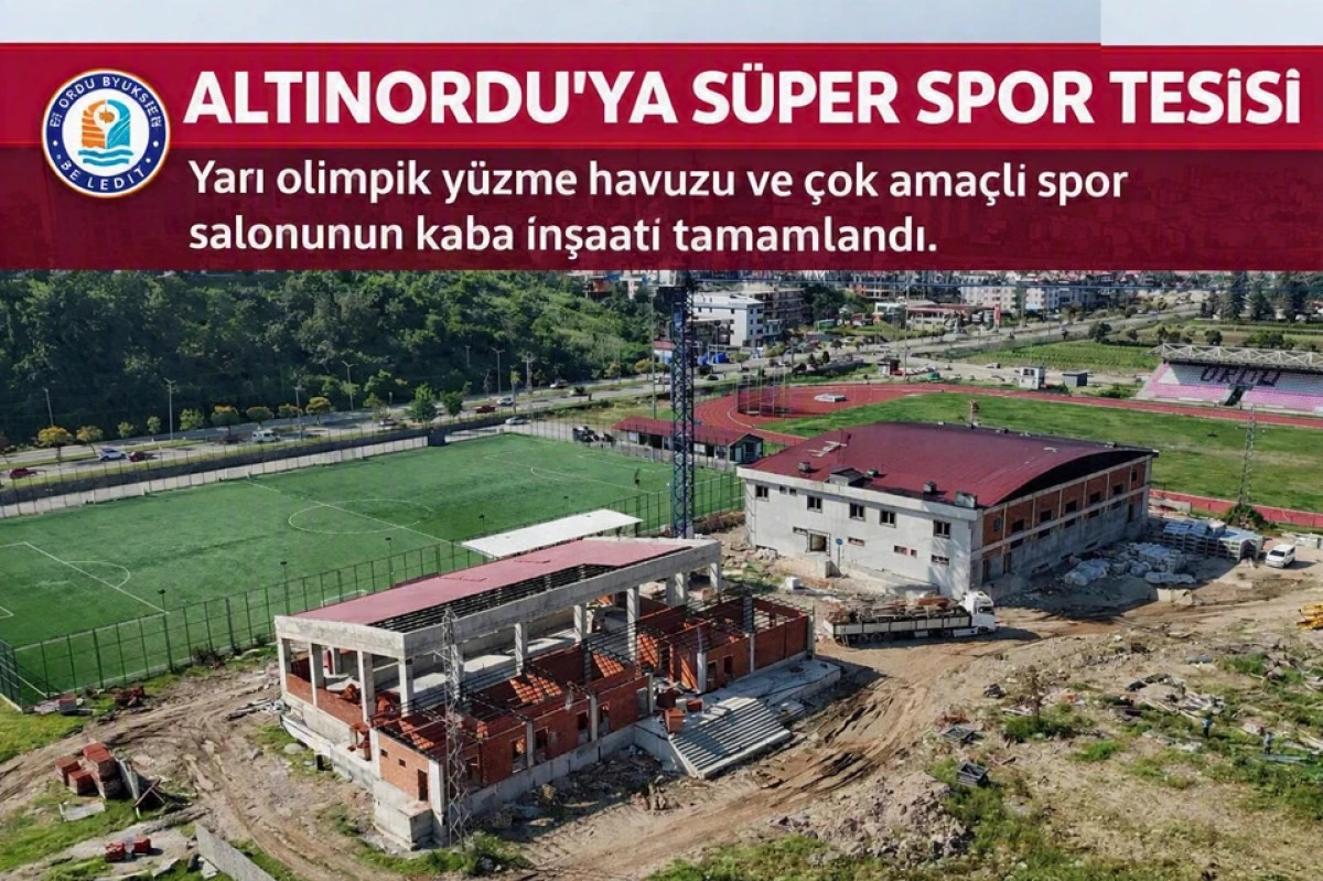 Ordu&rsquo;da Modern Spor Kompleksi İnşa Ediliyor
