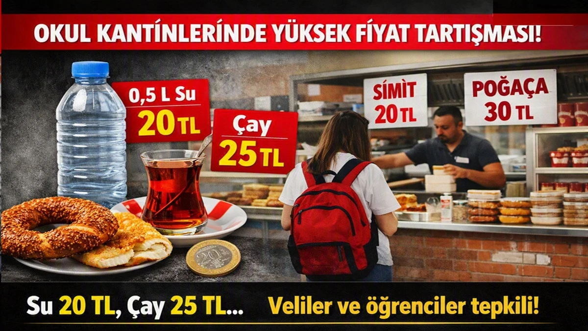 Ordu&rsquo;da Okul Kantinlerinde Fiyat Tartışması B&uuml;y&uuml;yor  