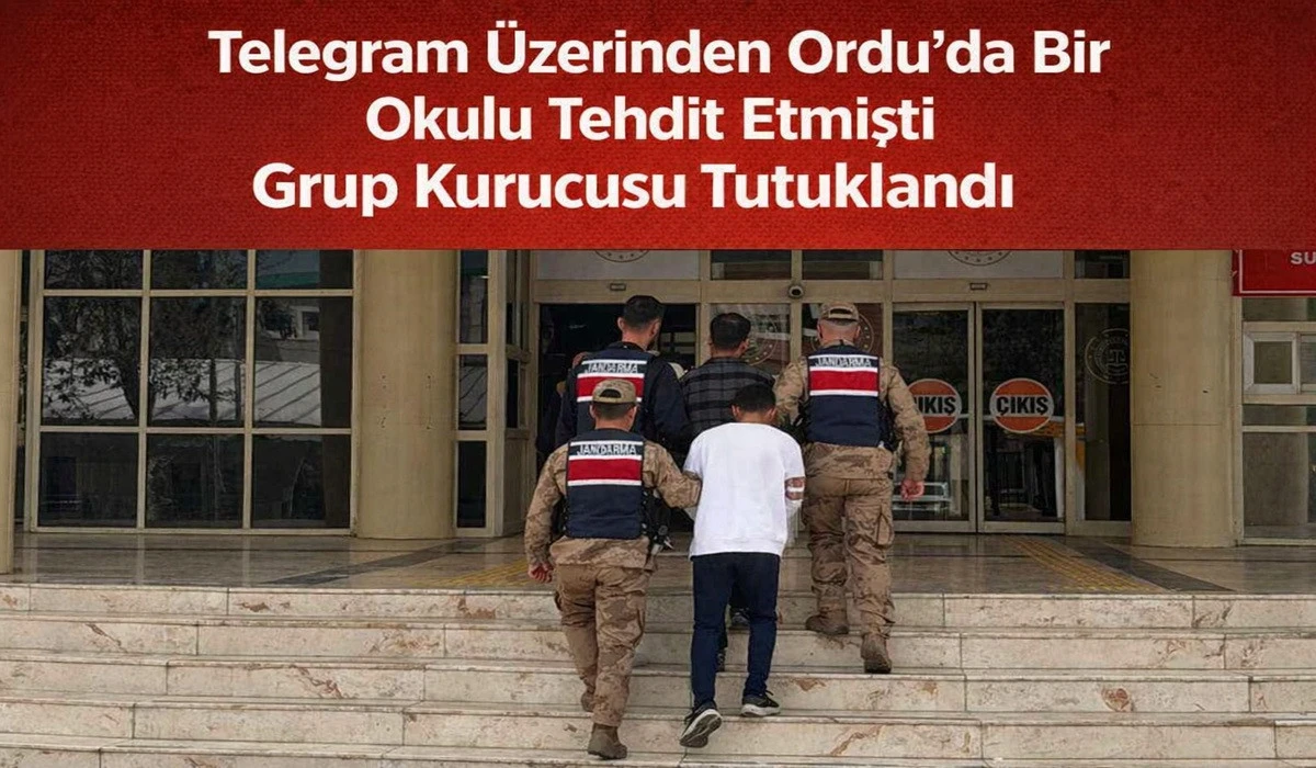 Ordu'da Okul Paylaşmıştı: 17 Yaşındaki Ş&uuml;pheli Tutuklandı