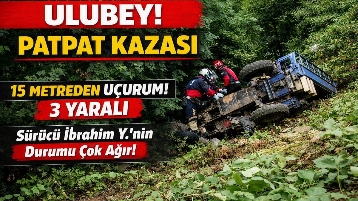 Ordu'da Patpat U&ccedil;uruma Yuvarlandı: 1&rsquo;i Ağır 3 Yaralı