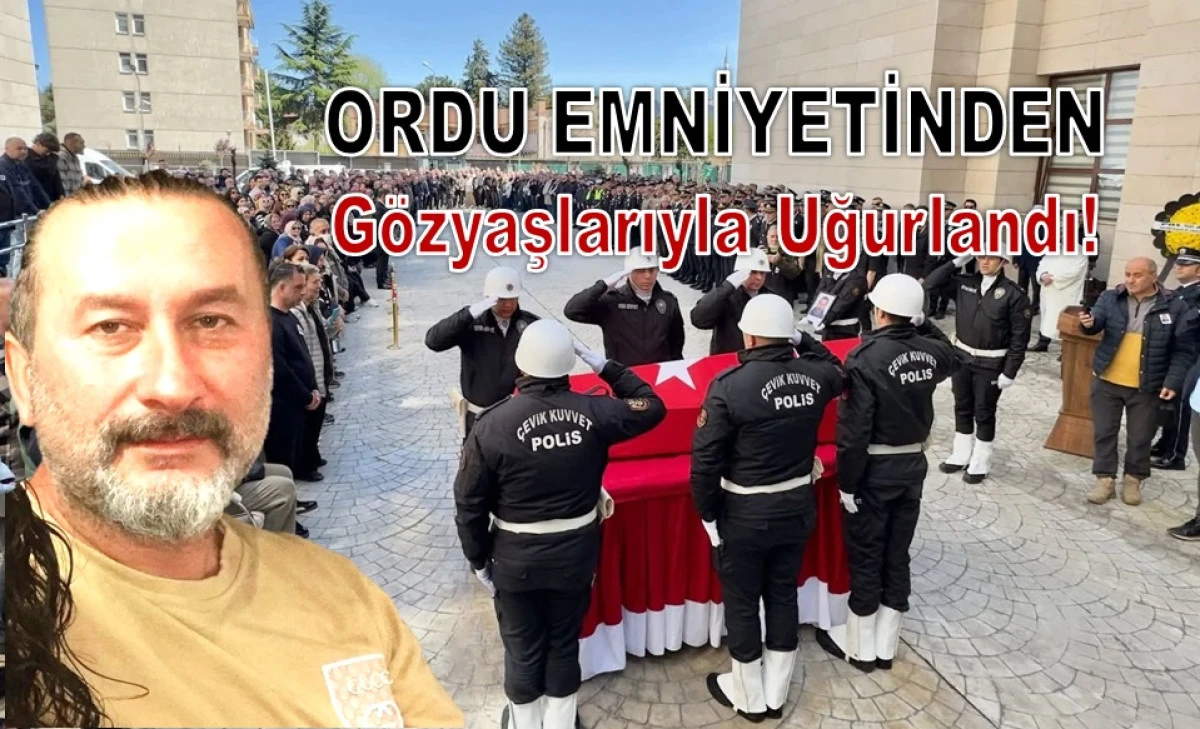Ordu'da Polis Memuru Alev Kovancı Son Yolculuğuna Uğurlanıyor