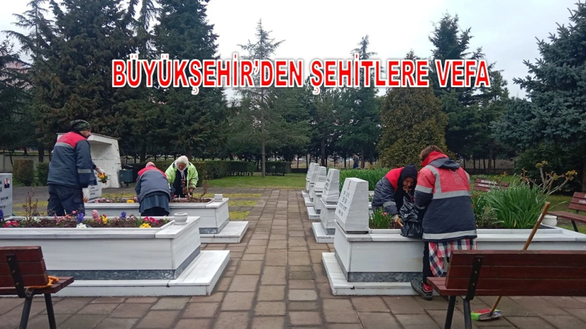 Ordu&rsquo;da Şehit Mezarlarına Duygusal Dokunuş