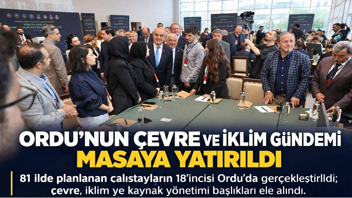 Ordu&rsquo;da Sıfır Atık &Ccedil;alıştayı D&uuml;zenlendi! 