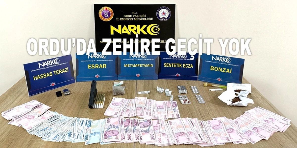 ORDU'DA SOKAK SATICILARINDAN 16'SI TUTUKLANDI