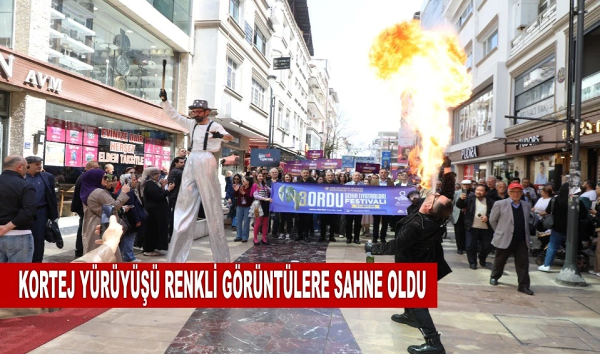 Ordu'da Tiyatro Festivali G&ouml;rkemli Başladı 
