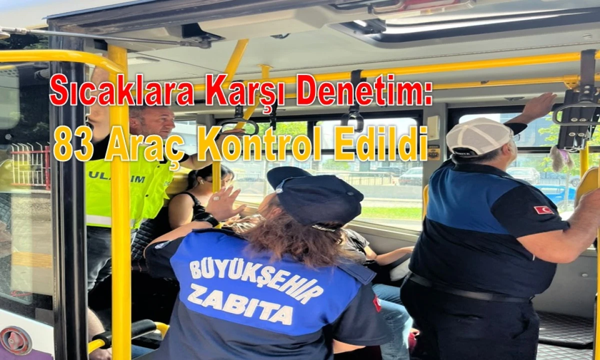 Ordu&rsquo;da Toplu Taşıma Ara&ccedil;larına Klima Denetimi