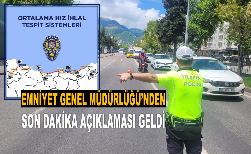 ORDU'DA TRAFİKTE HIZ DENETİMLERİNE BAŞLANDI