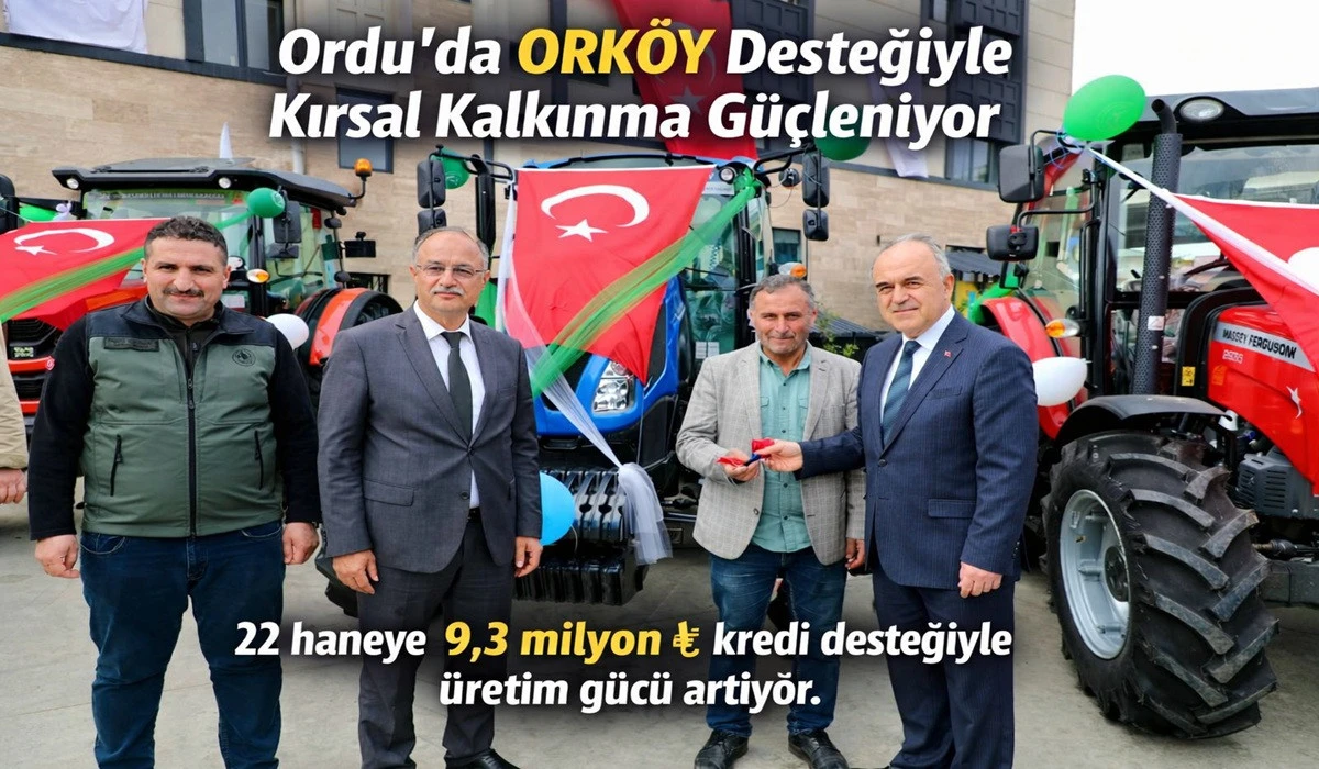 Ordu'da Trakt&ouml;r Anahtarları Teslim Edildi!