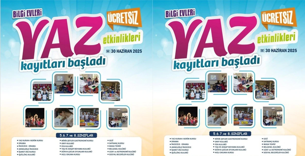 ORDU’DA ÜCRETSİZ YAZ KURSLARI 30 HAZİRAN’DA BAŞLIYOR