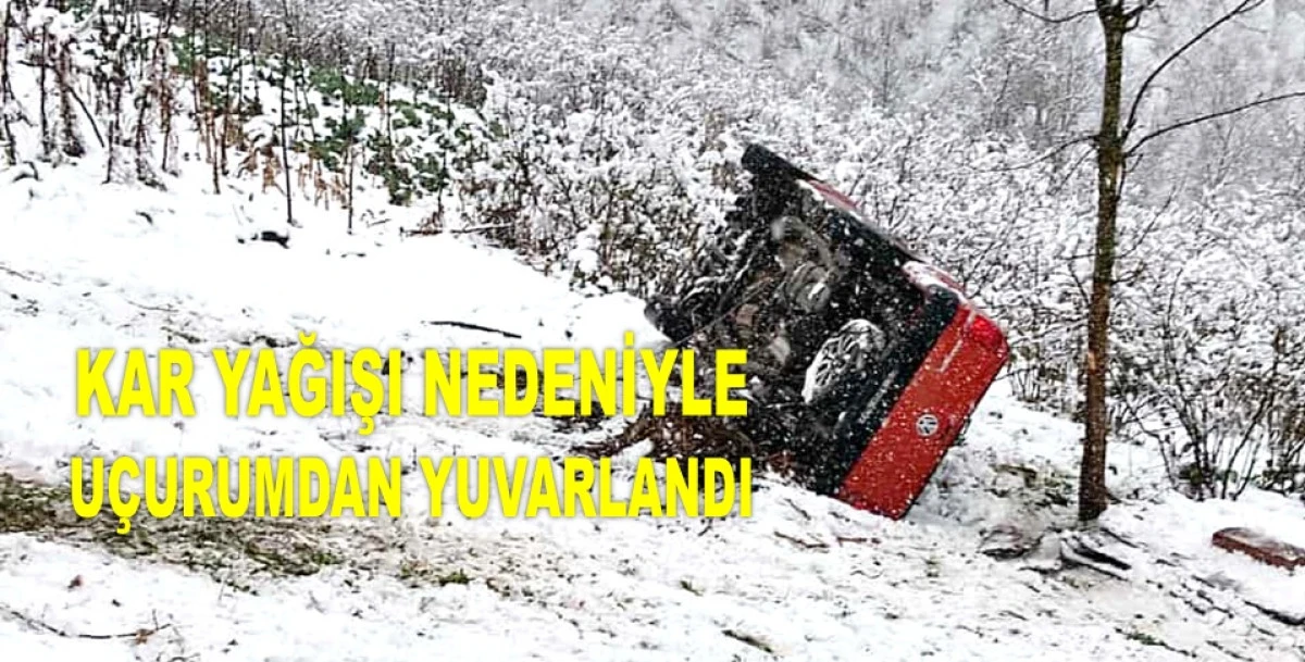 ORDU'DA 50 METRE U&Ccedil;AN ARA&Ccedil;TA 1'İ AĞIR 5 KİŞİ YARALANDI