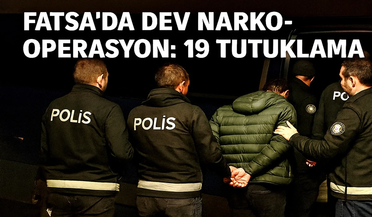 Ordu'da Yakalanan 24 Kişiden 19'u Tutuklandı