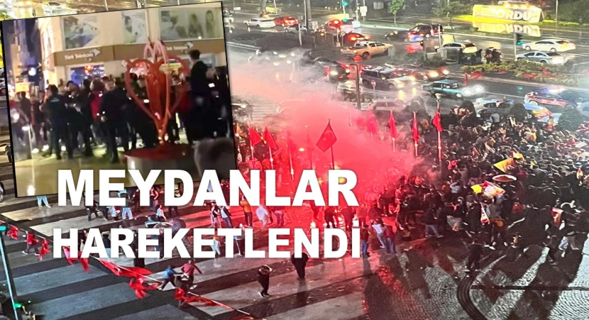 ORDU'DAKİ GALATASARAYLILAR DA ŞAMPİYONLUĞU KUTLADI
