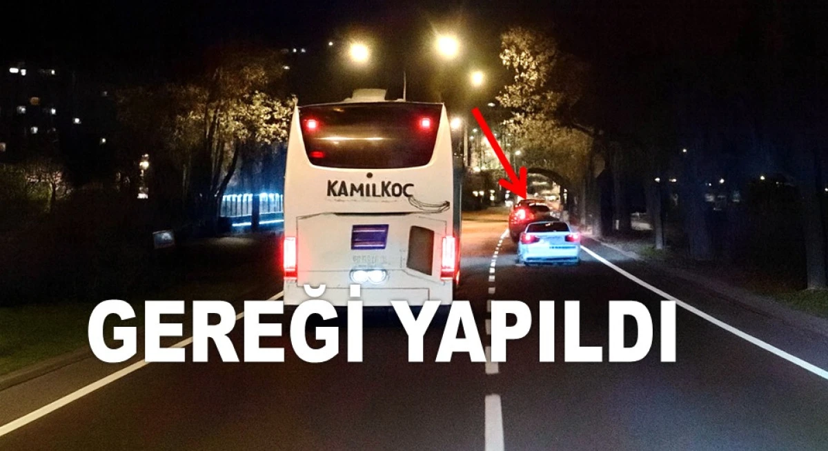 ORDU'DAKİ TRAFİK MAGANDASINA 14 BİN TL CEZA!