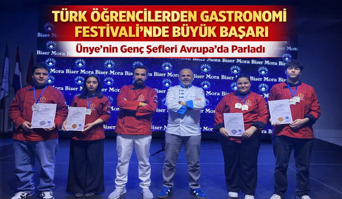 Ordulu Genç Şefler Hırvatistan’dan 12 Madalyayla Döndü