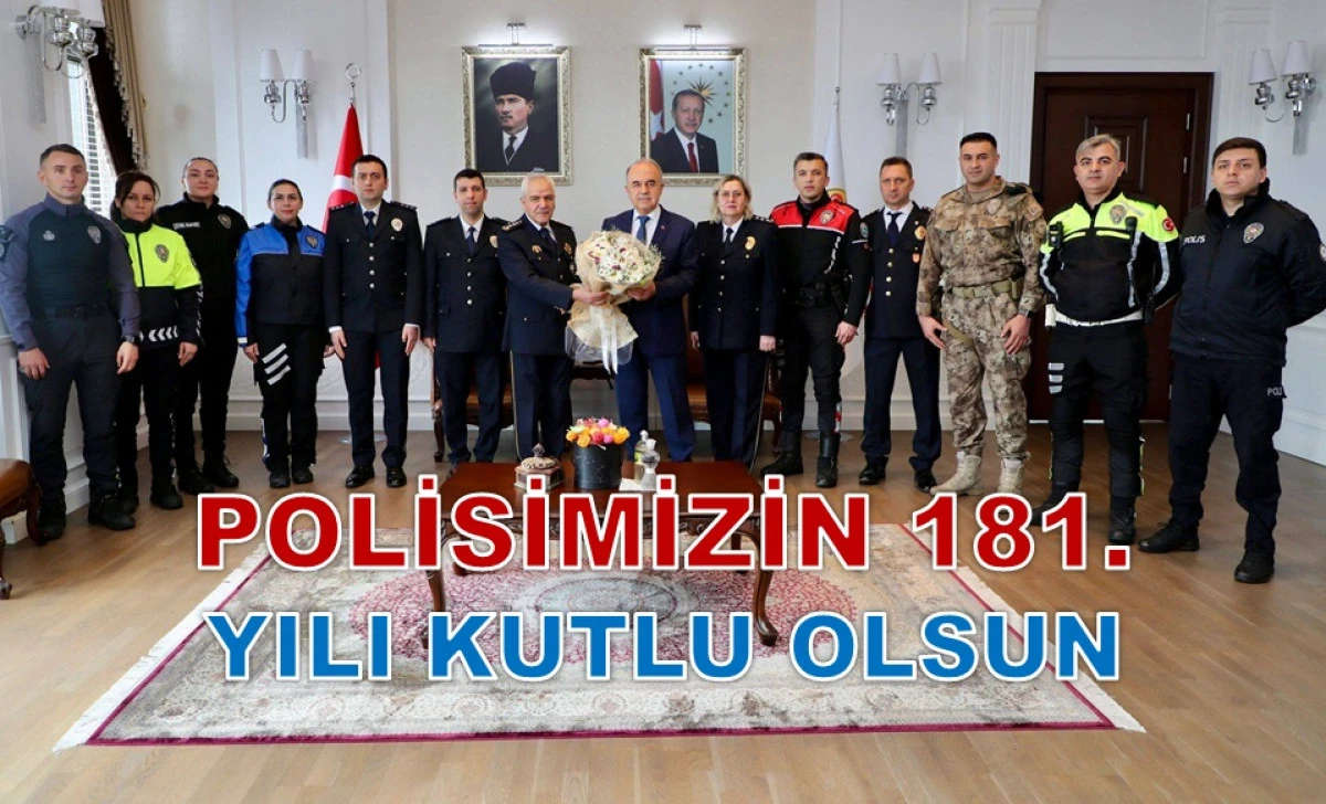 Ordulu Polisler, Vali Muammer Erol'u Ziyaret Etti