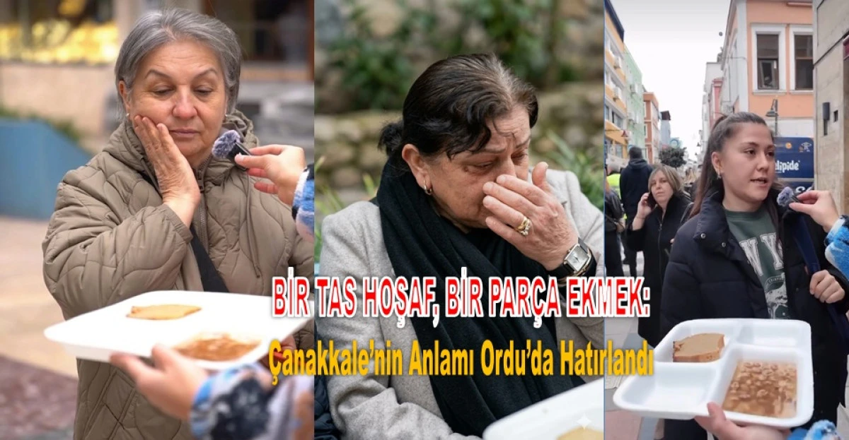 Ordulular &Ccedil;anakkale Karavanasıyla G&ouml;zyaşlarına Boğuldu