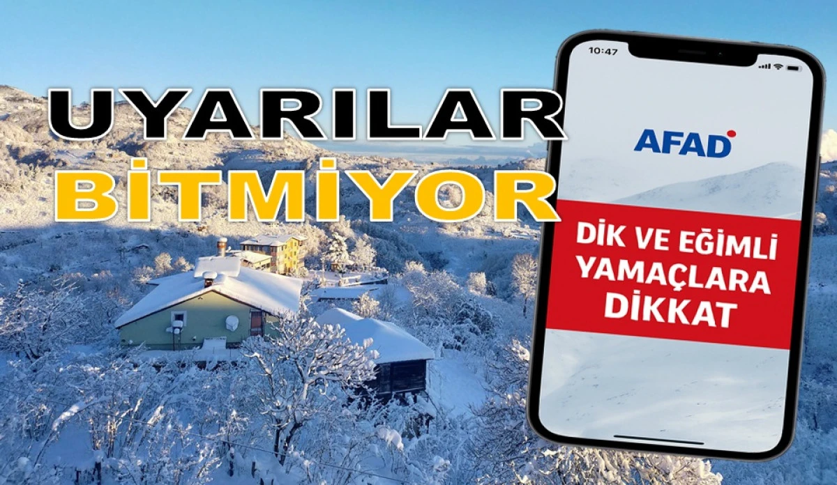 Ordululara AFAD'dan Cep Telefonundan Uyarı