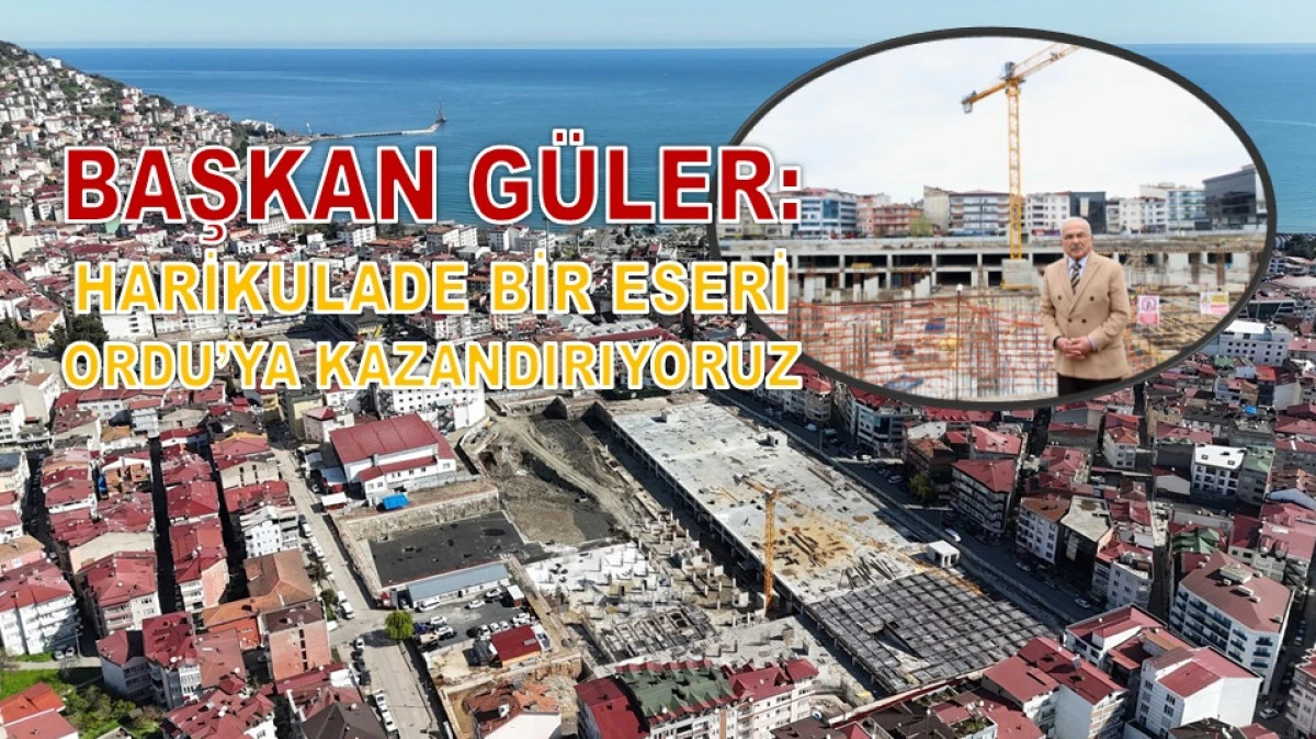 Ordu'nun Beklediği Millet Bah&ccedil;esi&rsquo;nde &Ccedil;alışmalar Tam Gaz