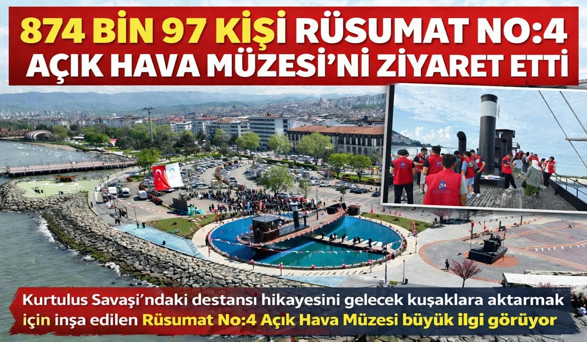 Ordu&rsquo;nun Gururu R&uuml;sumat No:4'e Rekor Ziyaret&ccedil;i