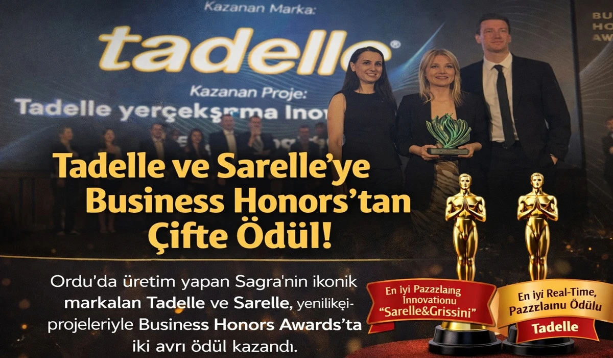 Ordu&rsquo;nun Gururu Tadelle ve Sarelle&rsquo;ye &Ccedil;ifte &Ouml;d&uuml;l