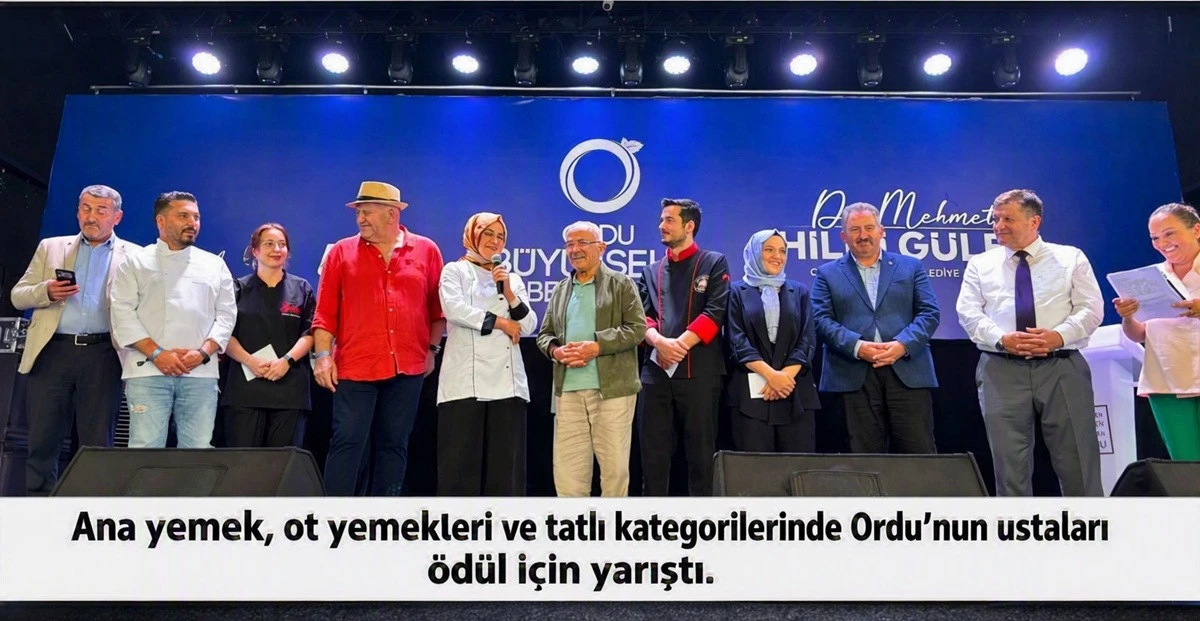 Ordu&rsquo;nun Lezzetleri Gastronomi Festivali&rsquo;nde Yarıştı