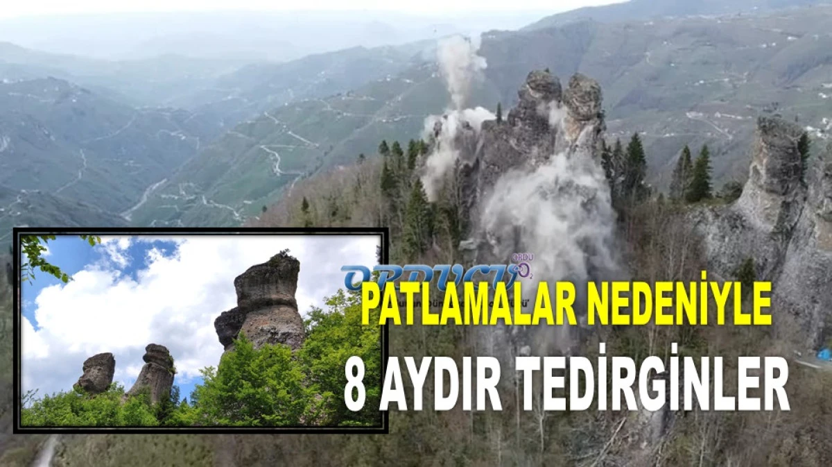 ORDU'NUN 'PERİ BACALARI' BİR MAHALLEYİ MAĞDUR ETTİ