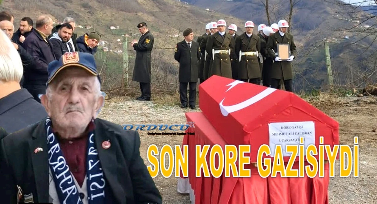 Ordu'nun Son Kore Gazisi Son Yolculuğuna Uğurlandı